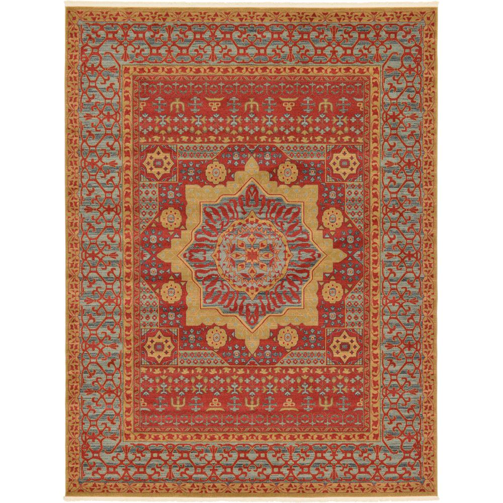 Quincy Palace Rug, Red (9' 0 x 12' 0). Picture 1