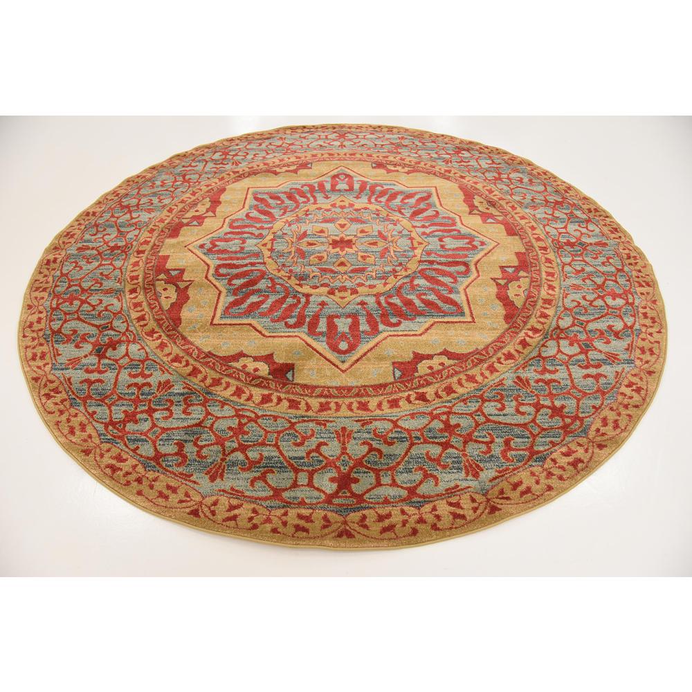 Quincy Palace Rug, Red (8' 0 x 8' 0). Picture 3