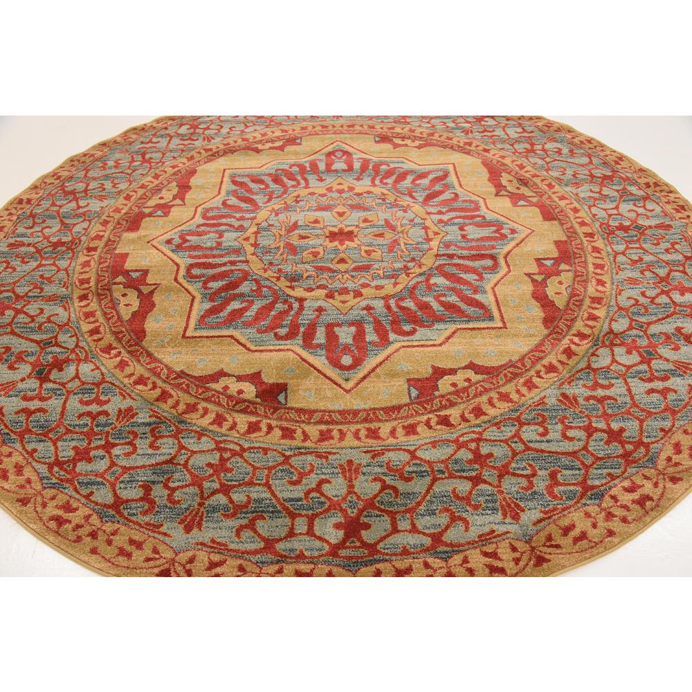 Quincy Palace Rug, Red (8' 0 x 8' 0). Picture 4