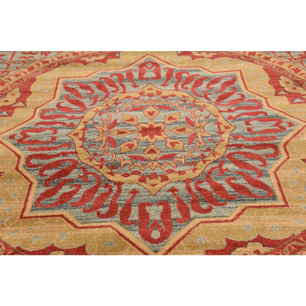 Quincy Palace Rug, Red (8' 0 x 8' 0). Picture 5