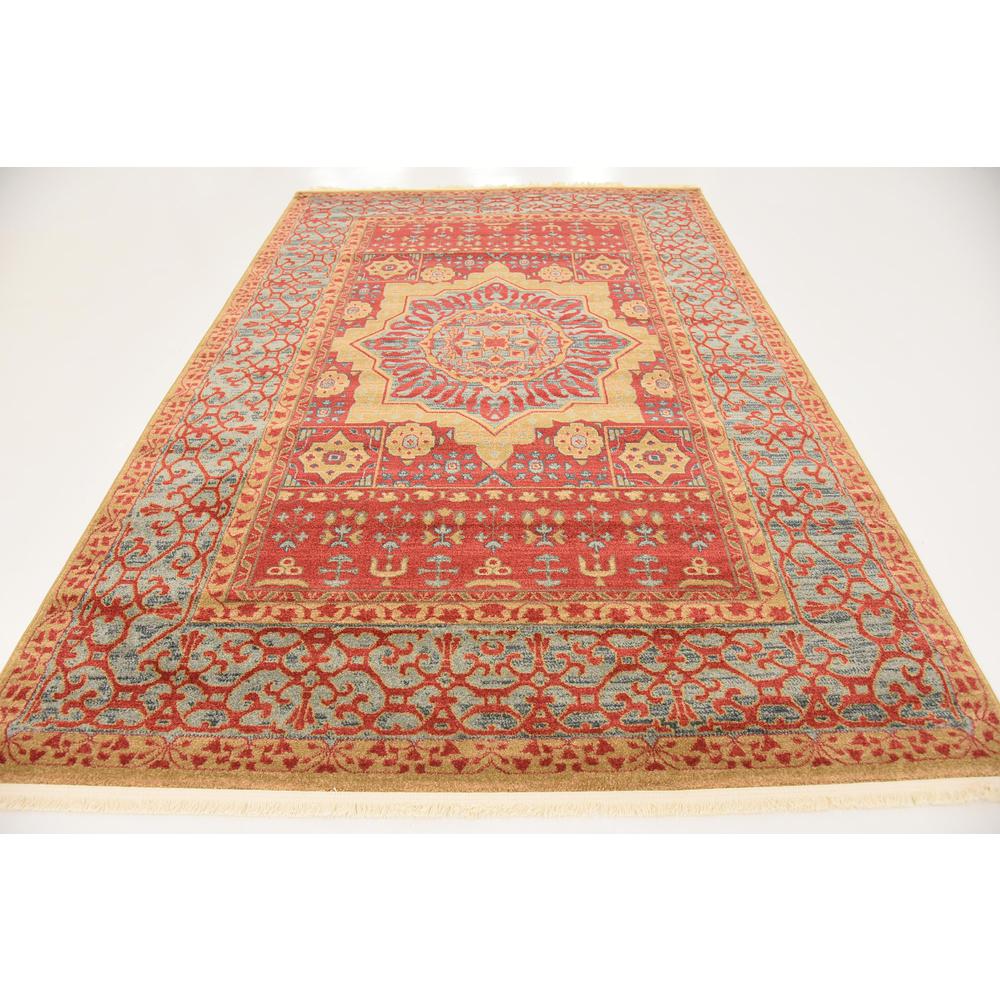 Quincy Palace Rug, Red (6' 0 x 9' 0). Picture 4