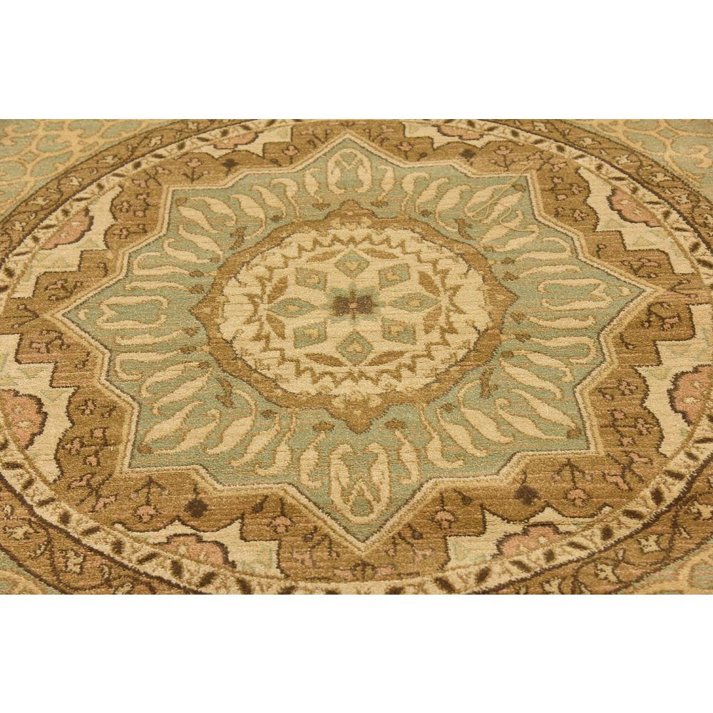 Quincy Palace Rug, Light Green (6' 0 x 6' 0). Picture 5