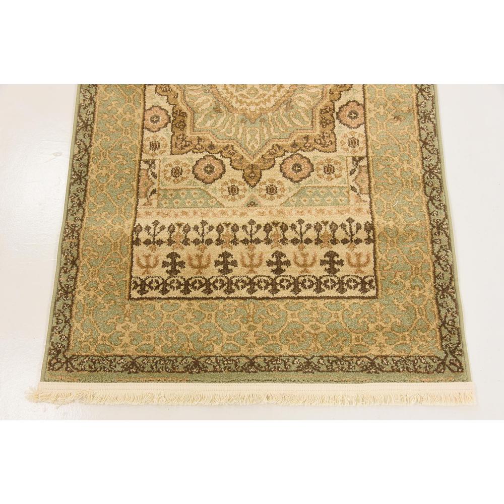 Quincy Palace Rug, Light Green (2' 7 x 10' 0). Picture 6