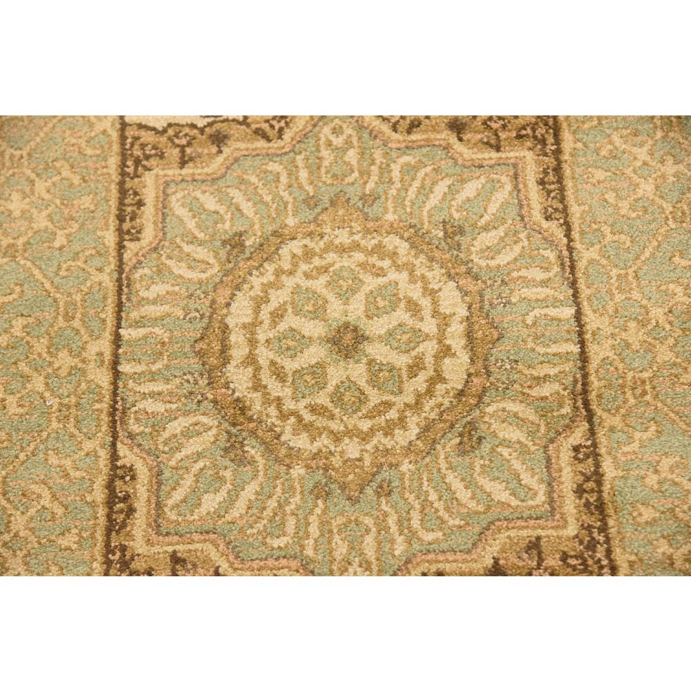 Quincy Palace Rug, Light Green (2' 0 x 6' 0). Picture 4