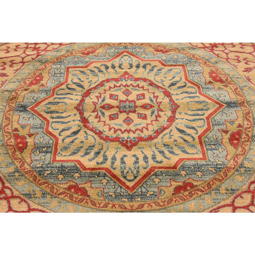 Quincy Palace Rug, Light Blue (6' 0 x 6' 0). Picture 5