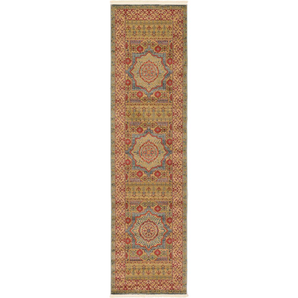 Quincy Palace Rug, Light Blue (2' 7 x 10' 0). Picture 1