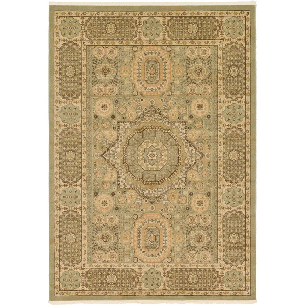 Hamilton Palace Rug, Light Green (7' 0 x 10' 0). Picture 1