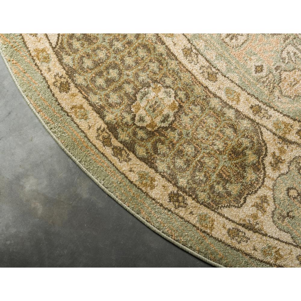 Hamilton Palace Rug, Light Green (8' 0 x 8' 0). Picture 6