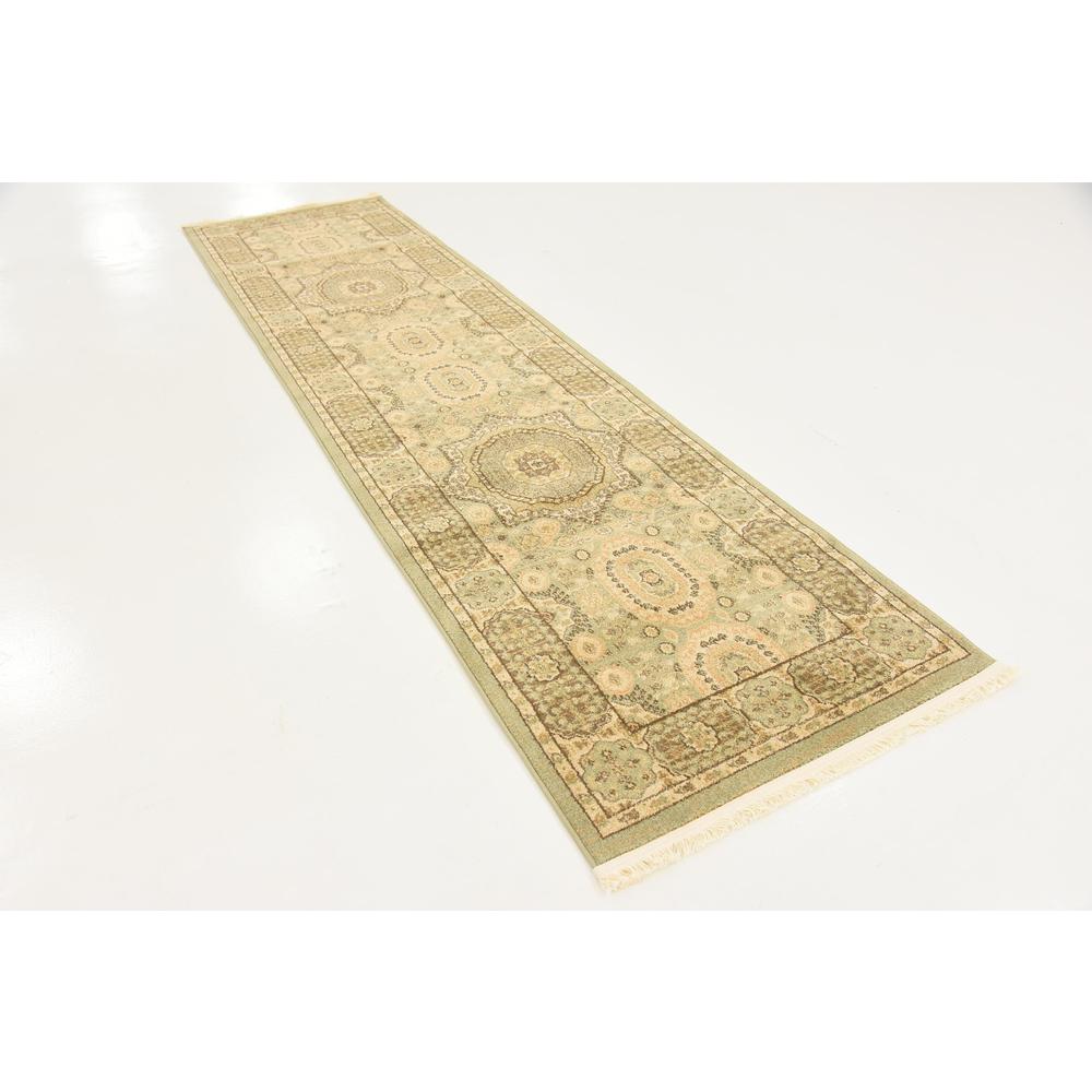 Hamilton Palace Rug, Light Green (2' 7 x 10' 0). Picture 3