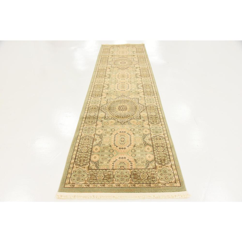 Hamilton Palace Rug, Light Green (2' 7 x 10' 0). Picture 4