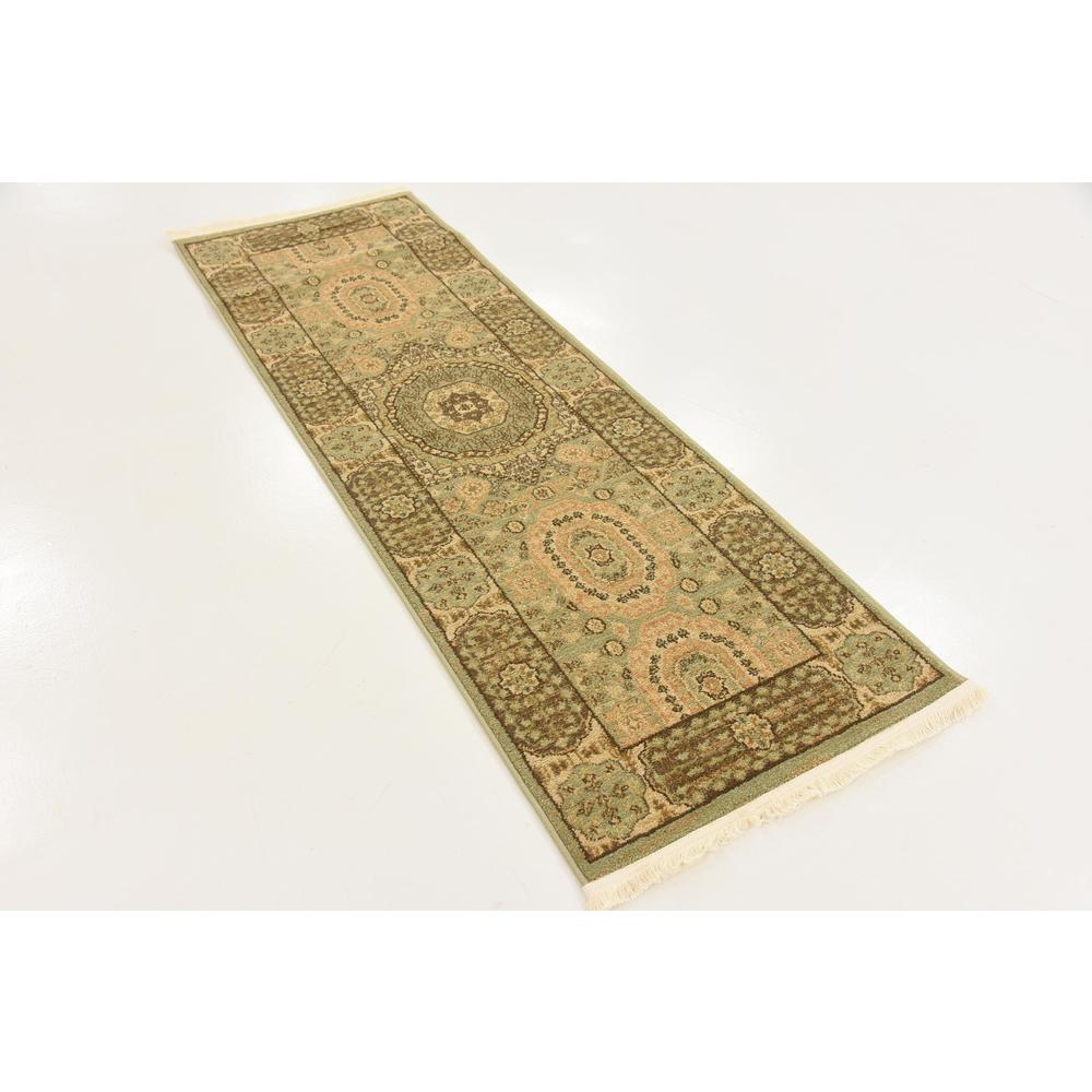 Hamilton Palace Rug, Light Green (2' 0 x 6' 0). Picture 3