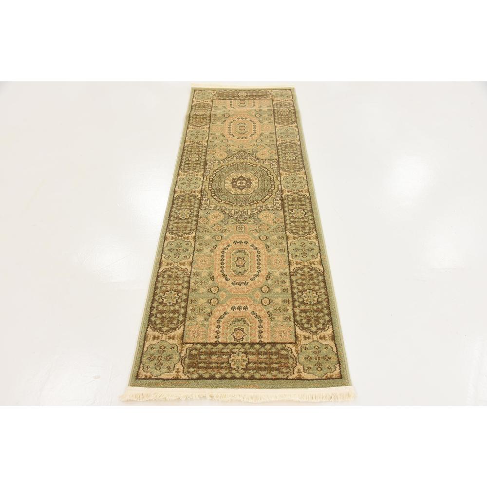 Hamilton Palace Rug, Light Green (2' 0 x 6' 0). Picture 4