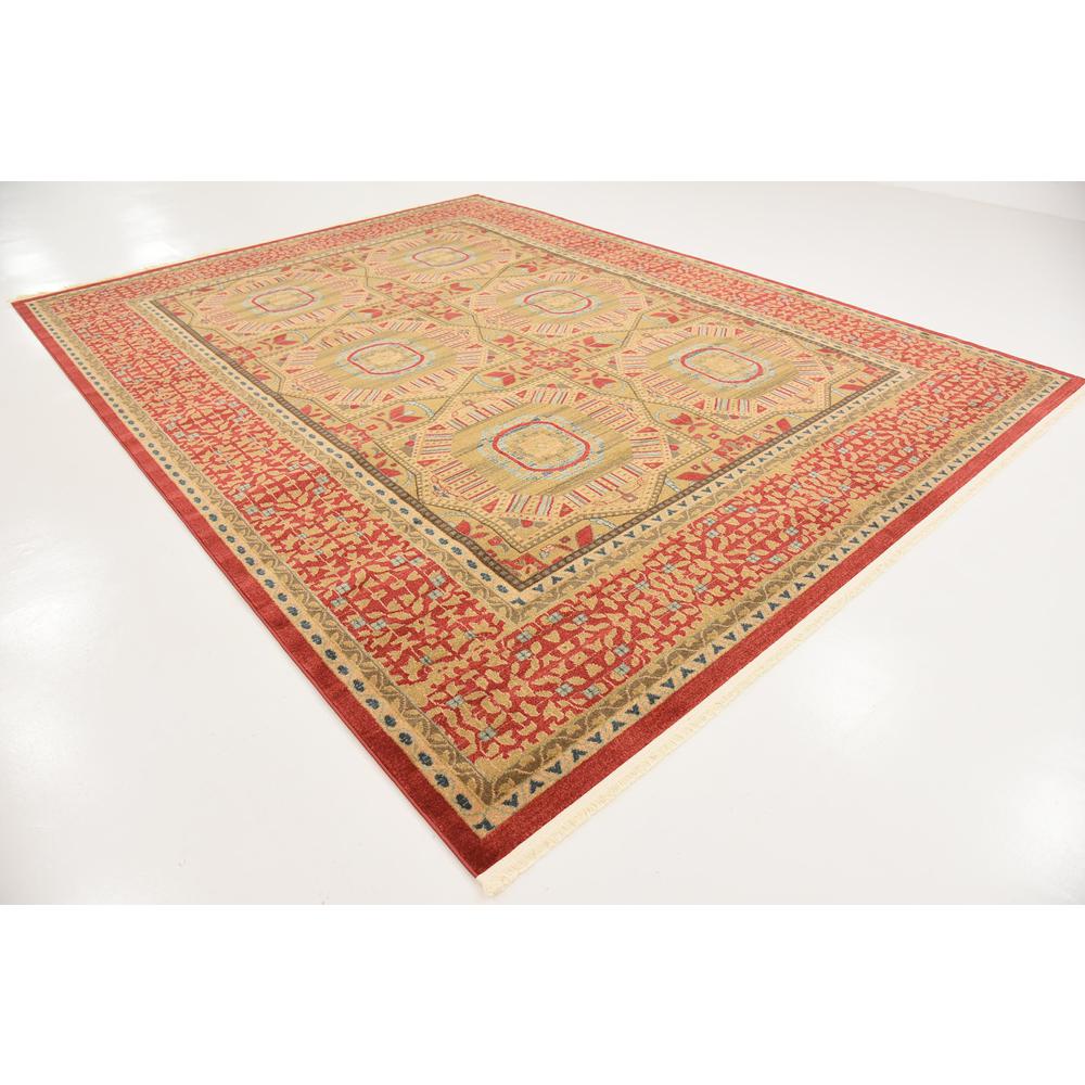 Lincoln Palace Rug, Red (9' 0 x 12' 0). Picture 3