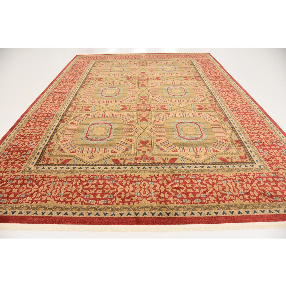 Lincoln Palace Rug, Red (9' 0 x 12' 0). Picture 4