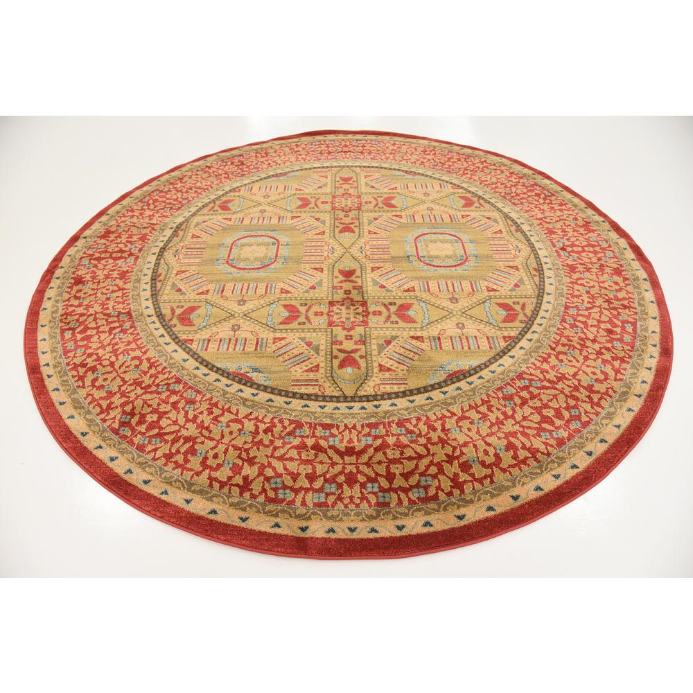 Lincoln Palace Rug, Red (8' 0 x 8' 0). Picture 3