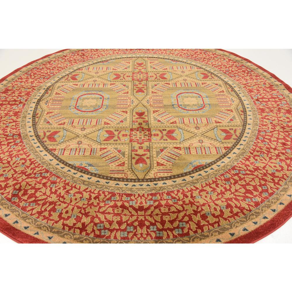Lincoln Palace Rug, Red (8' 0 x 8' 0). Picture 4