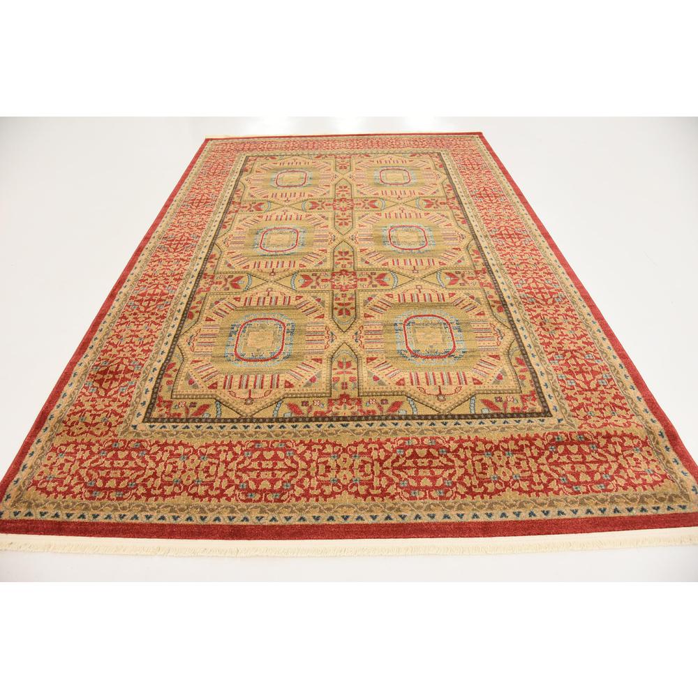 Lincoln Palace Rug, Red (6' 0 x 9' 0). Picture 4