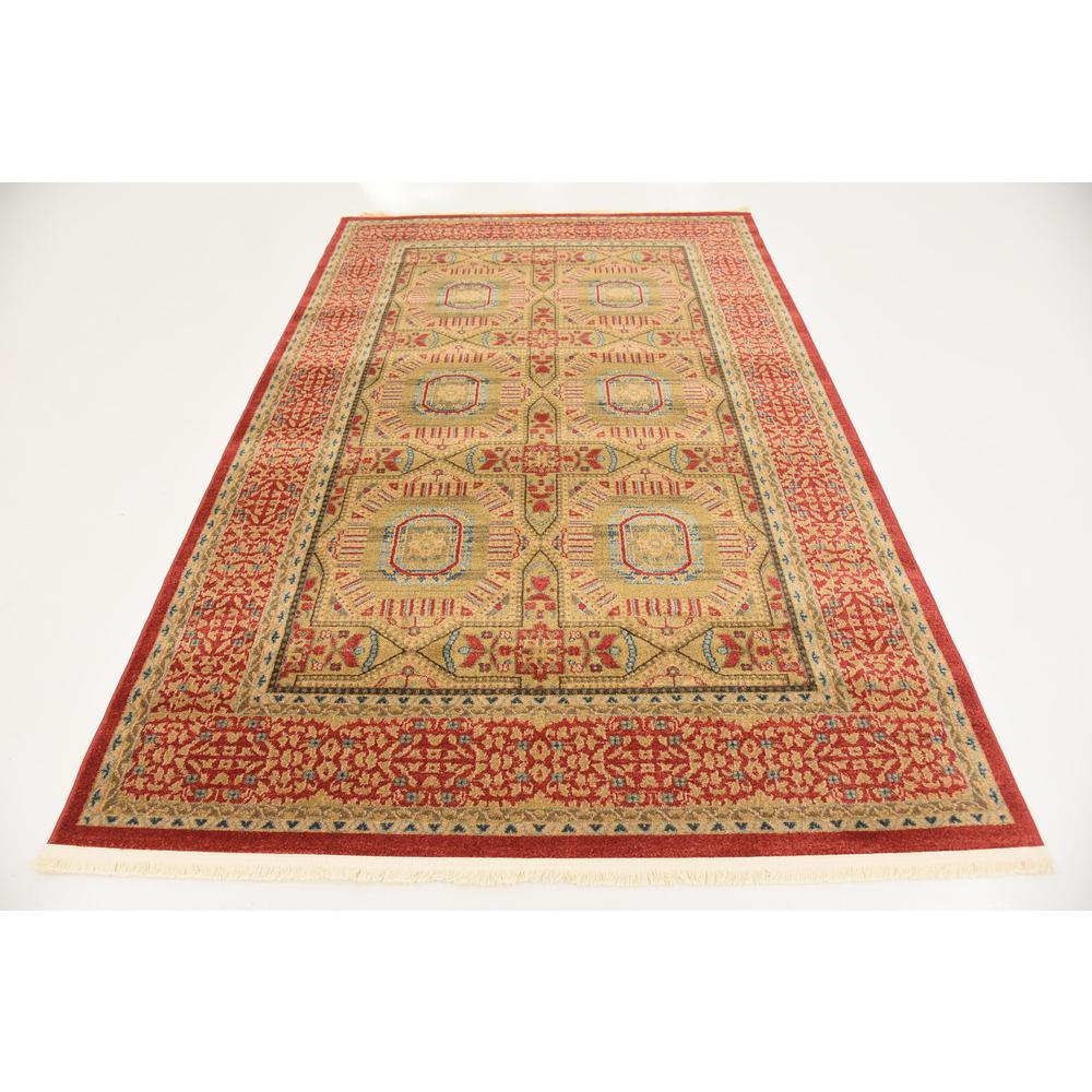 Lincoln Palace Rug, Red (5' 0 x 8' 0). Picture 4