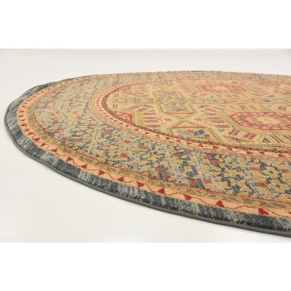 Lincoln Palace Rug, Blue (8' 0 x 8' 0). Picture 5