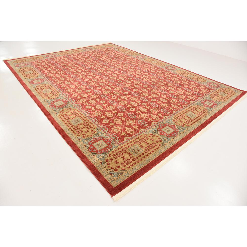 Jefferson Palace Rug, Red (9' 0 x 12' 0). Picture 3
