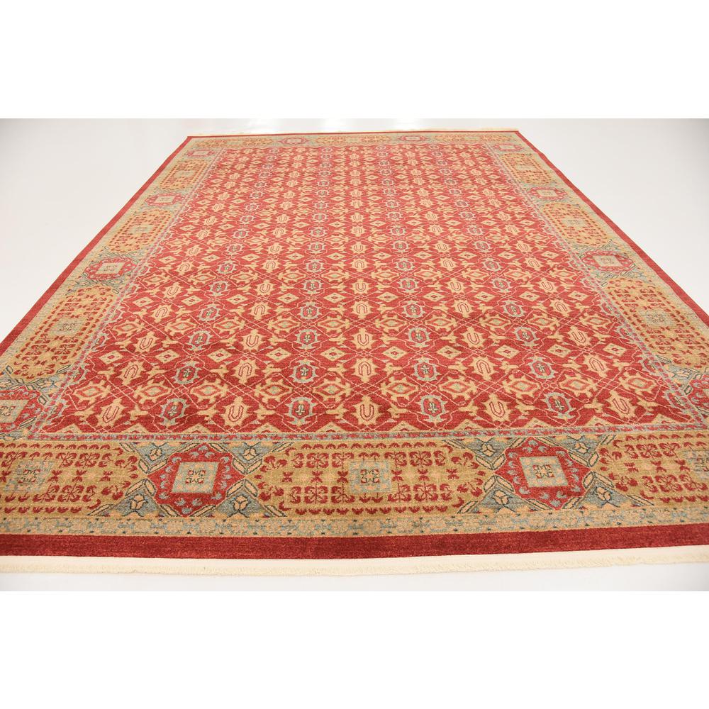 Jefferson Palace Rug, Red (9' 0 x 12' 0). Picture 4