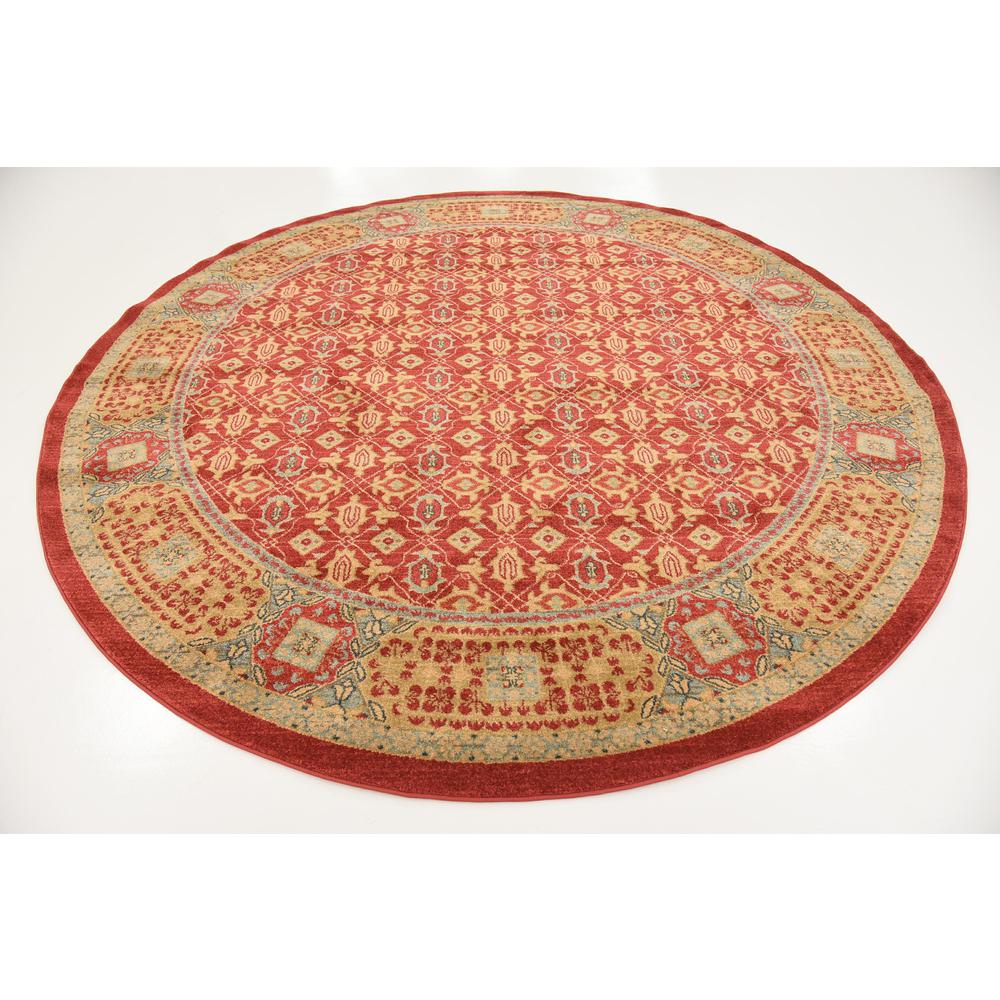 Jefferson Palace Rug, Red (8' 0 x 8' 0). Picture 3