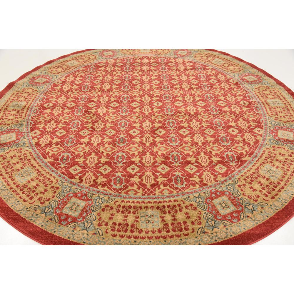 Jefferson Palace Rug, Red (8' 0 x 8' 0). Picture 4