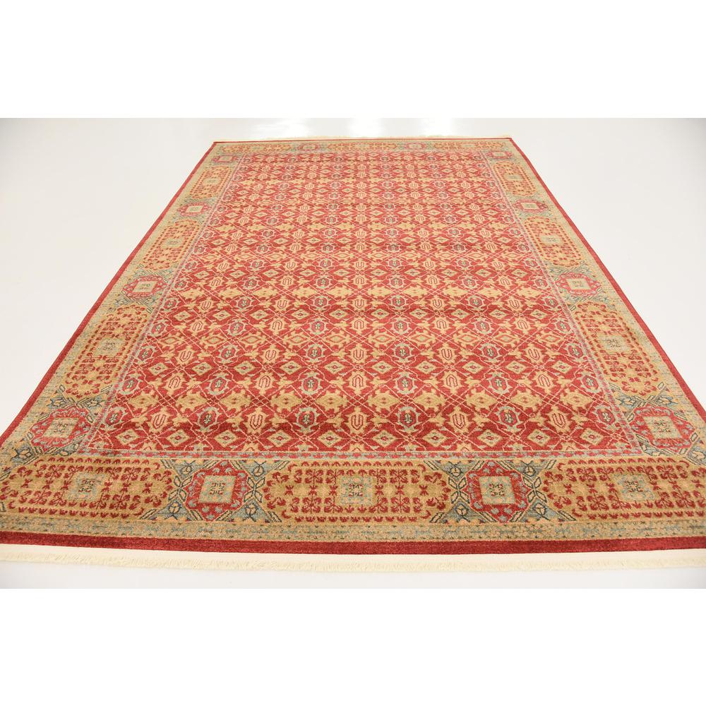 Jefferson Palace Rug, Red (7' 0 x 10' 0). Picture 4