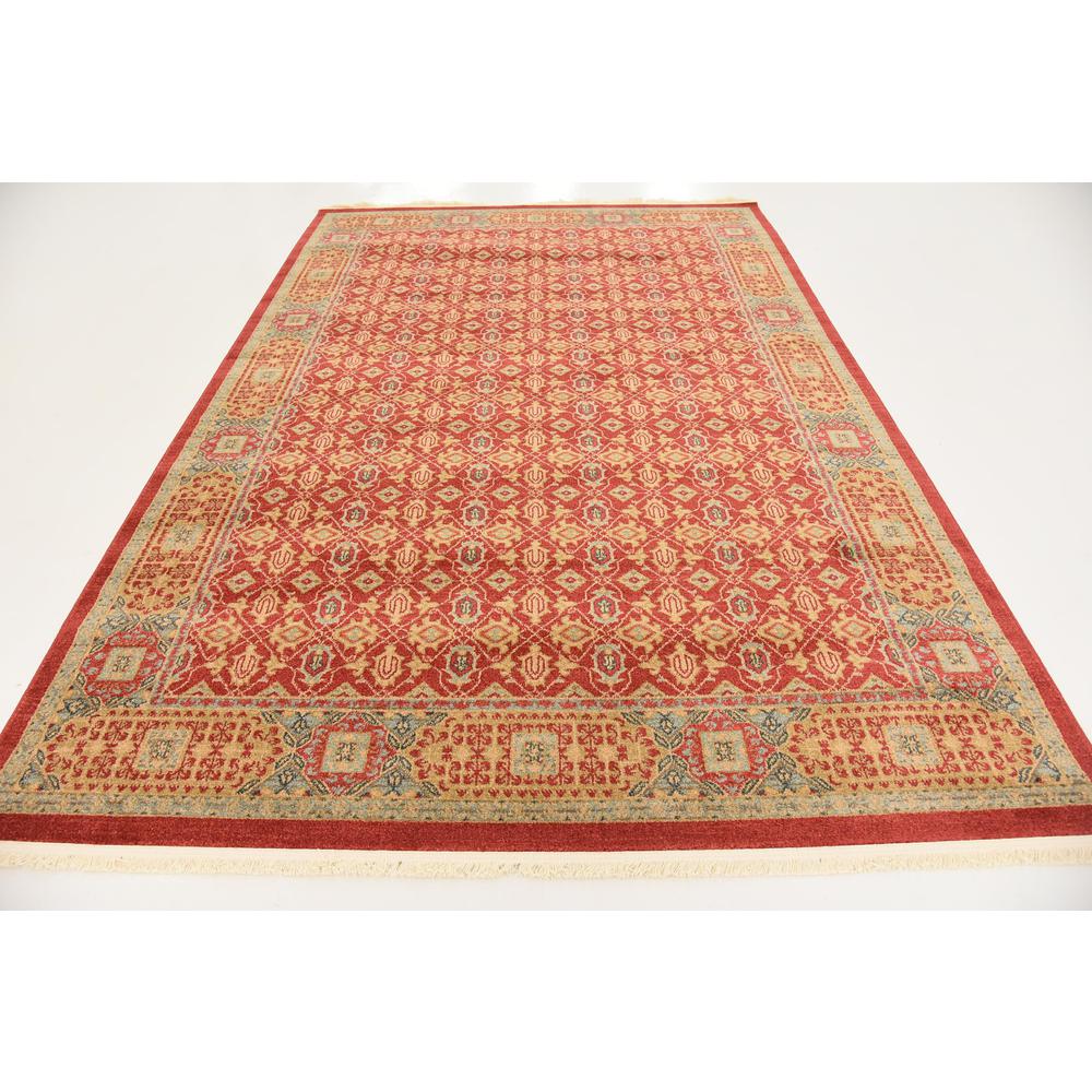 Jefferson Palace Rug, Red (6' 0 x 9' 0). Picture 4