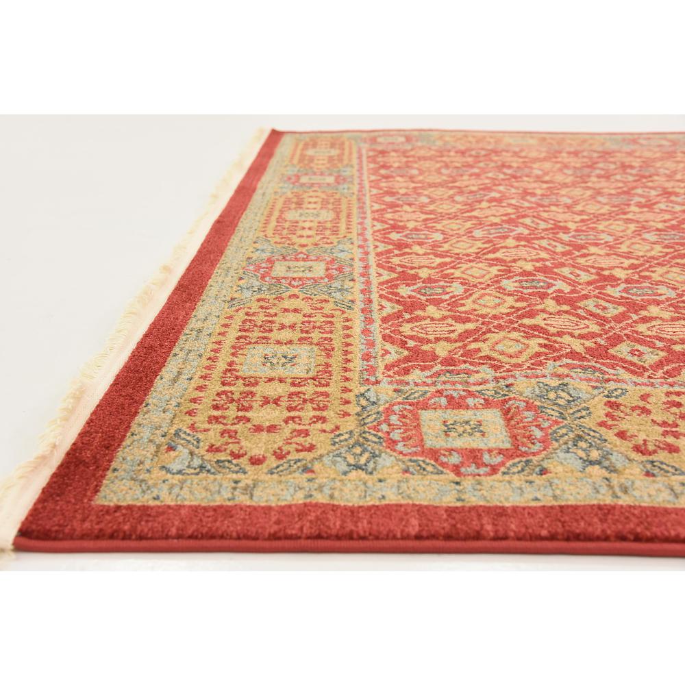 Jefferson Palace Rug, Red (6' 0 x 9' 0). Picture 6