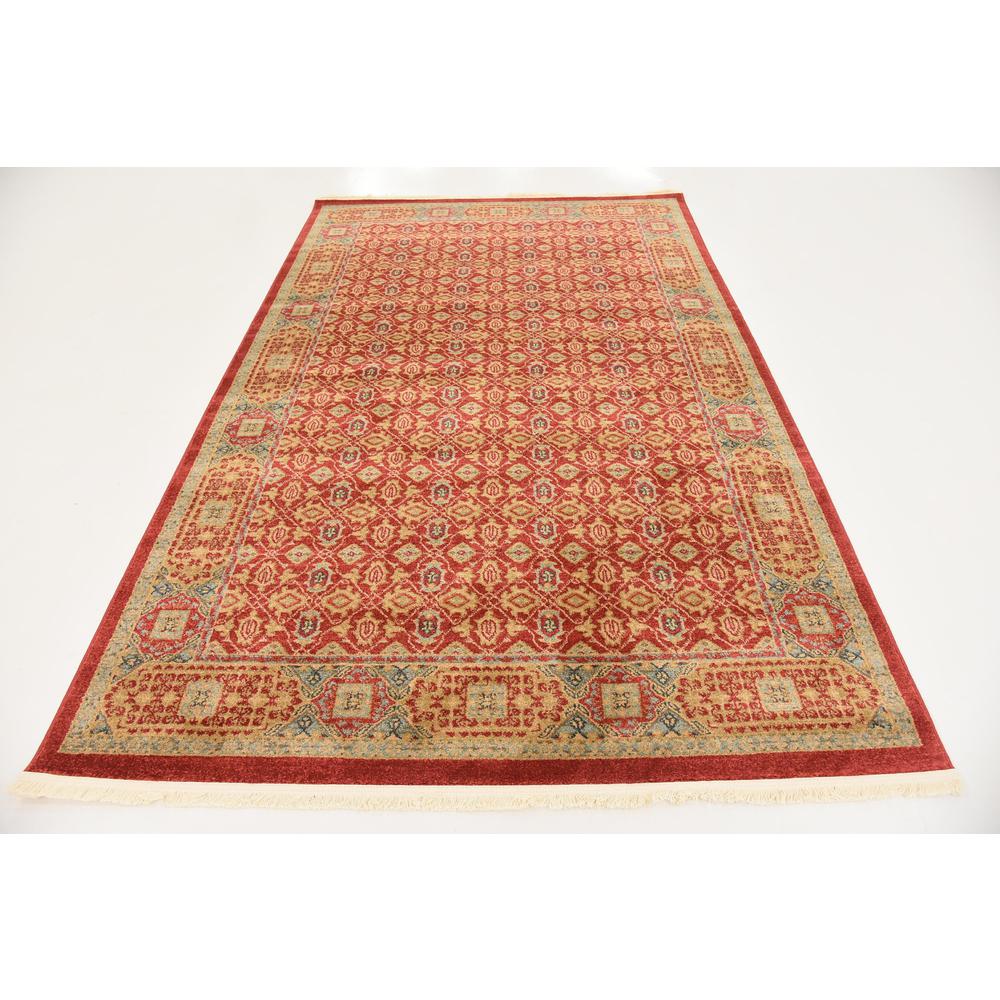 Jefferson Palace Rug, Red (5' 0 x 8' 0). Picture 4