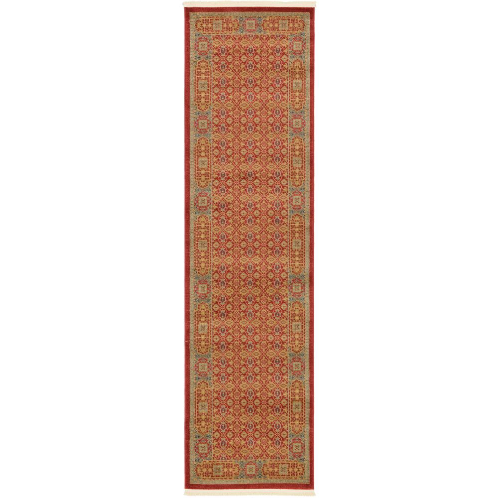 Jefferson Palace Rug, Red (2' 7 x 10' 0). Picture 1