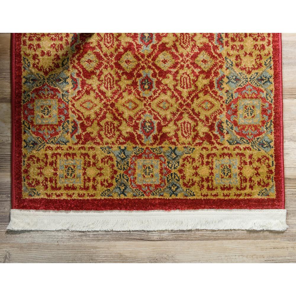 Jefferson Palace Rug, Red (2' 7 x 10' 0). Picture 5