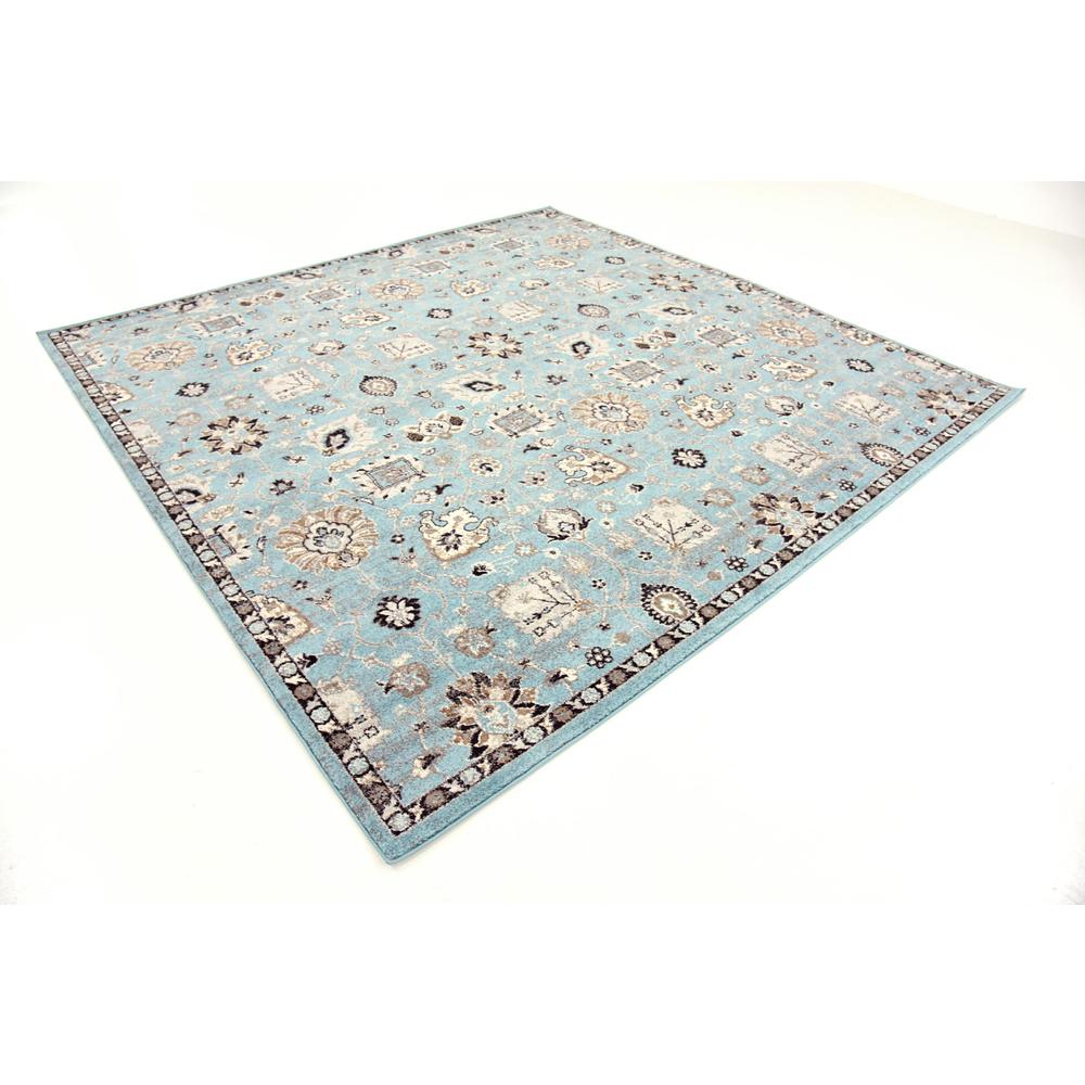 Amelia Tradition Rug, Light Blue (8' 4 x 8' 4). Picture 3