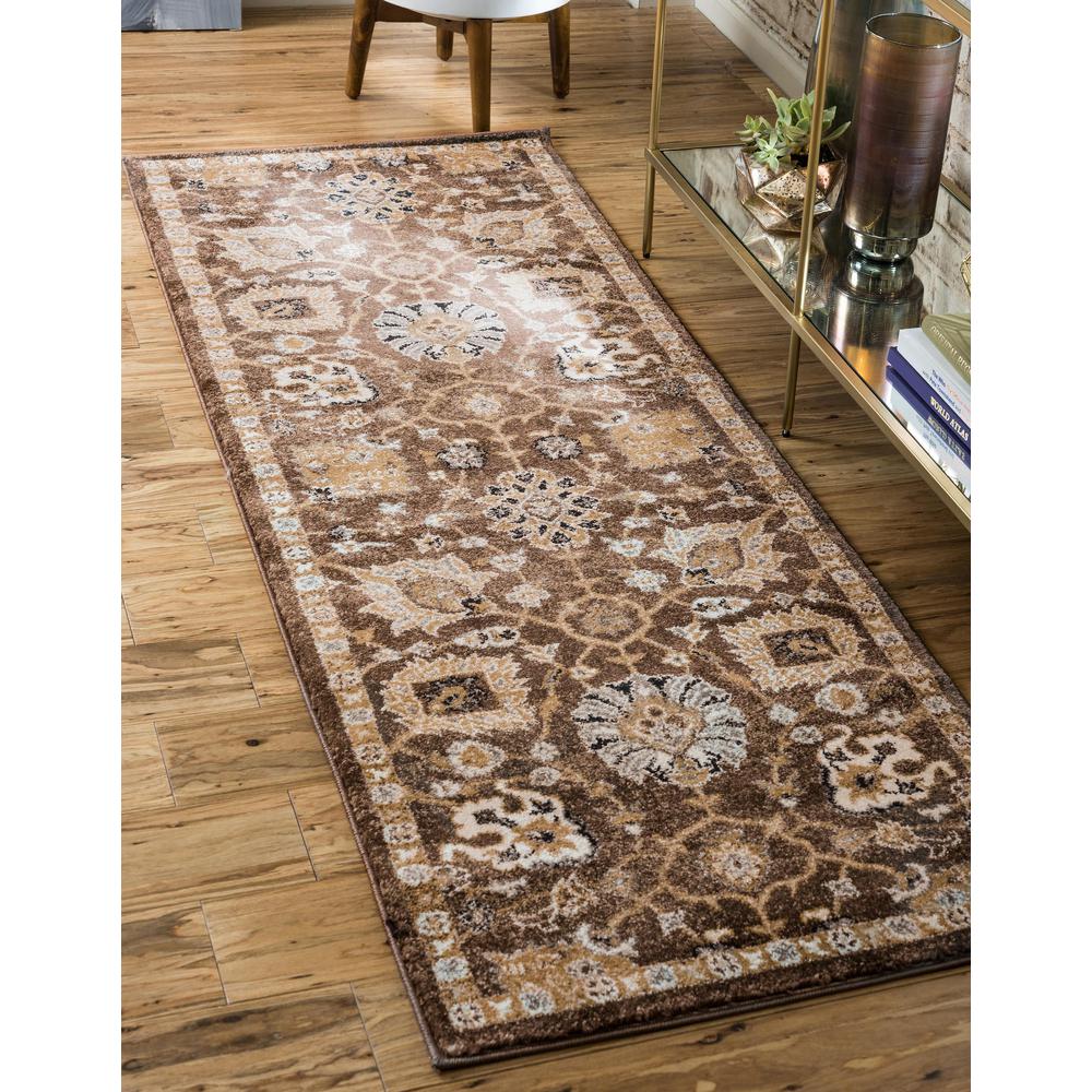Amelia Tradition Rug, Brown (2' 7 x 10' 0). Picture 2