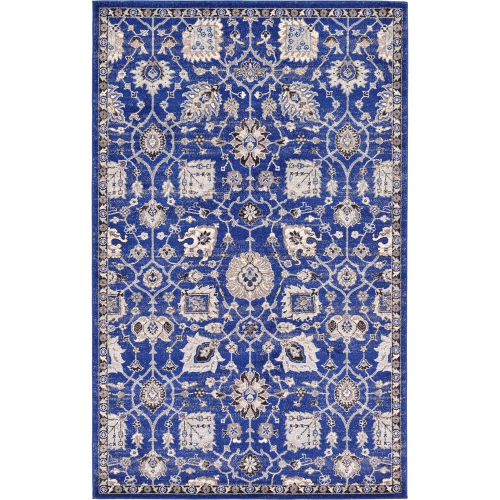Amelia Tradition Rug, Blue (5' 0 x 8' 0). Picture 1