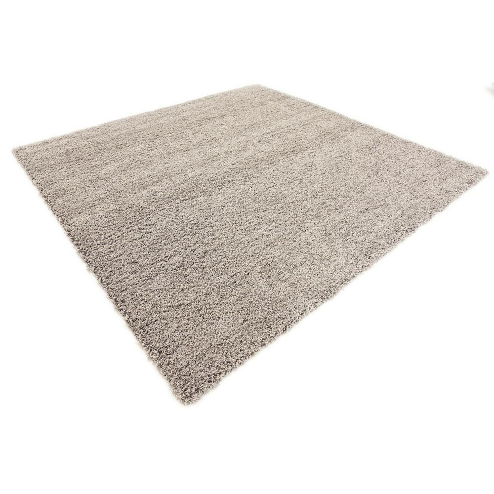 Solid Shag Rug, Cloud Gray (8' 2 x 8' 2). Picture 3