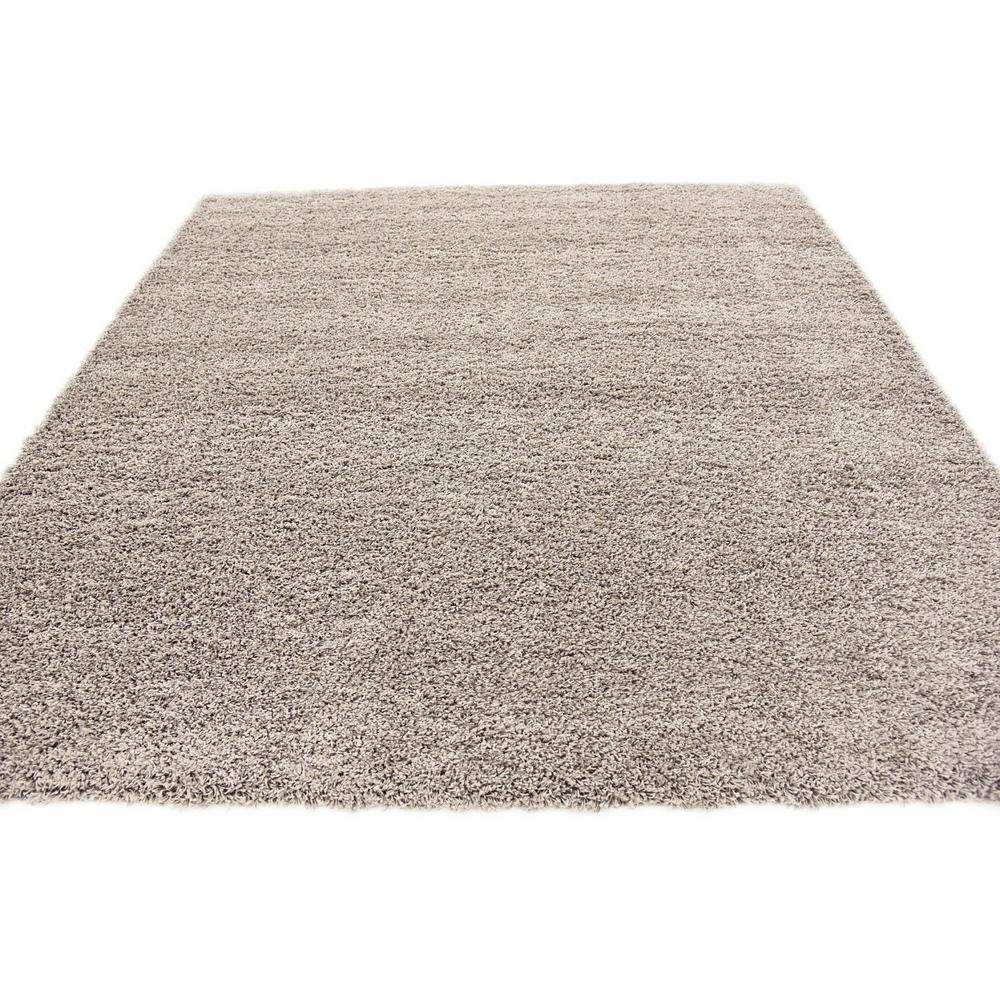 Solid Shag Rug, Cloud Gray (8' 2 x 8' 2). Picture 4