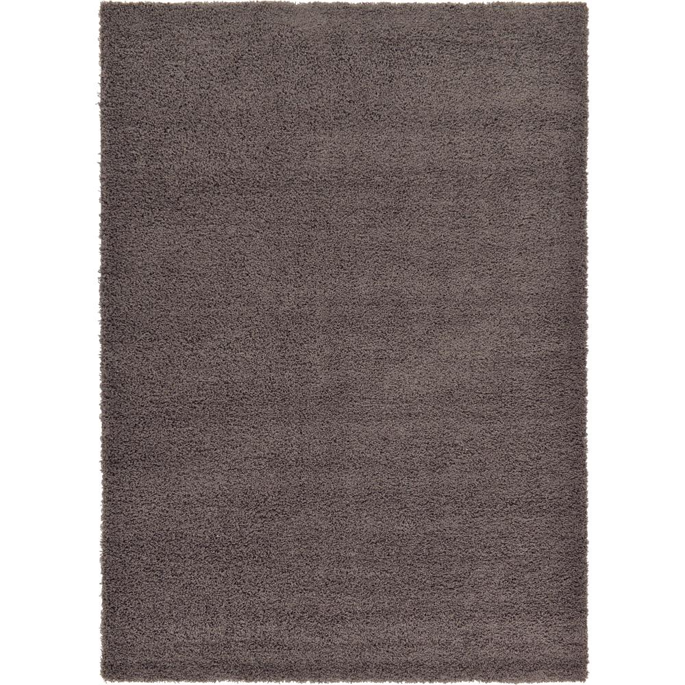 Solid Shag Rug, Graphite Gray (7' 0 x 10' 0). Picture 1