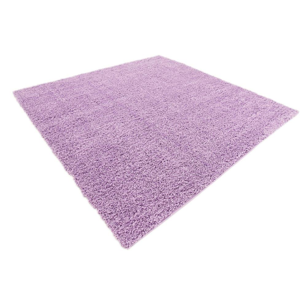 Solid Shag Rug, Lilac (8' 2 x 8' 2). Picture 3