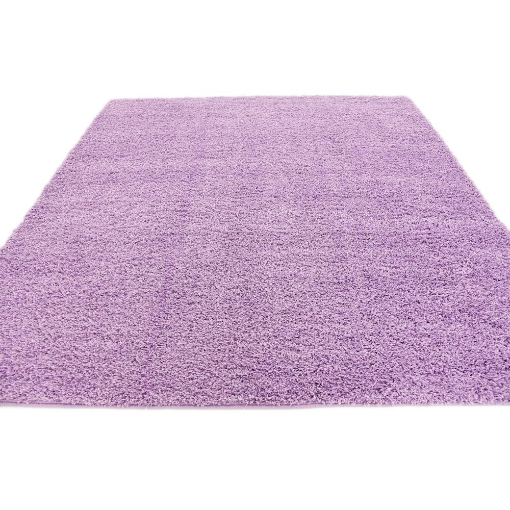 Solid Shag Rug, Lilac (8' 2 x 8' 2). Picture 4