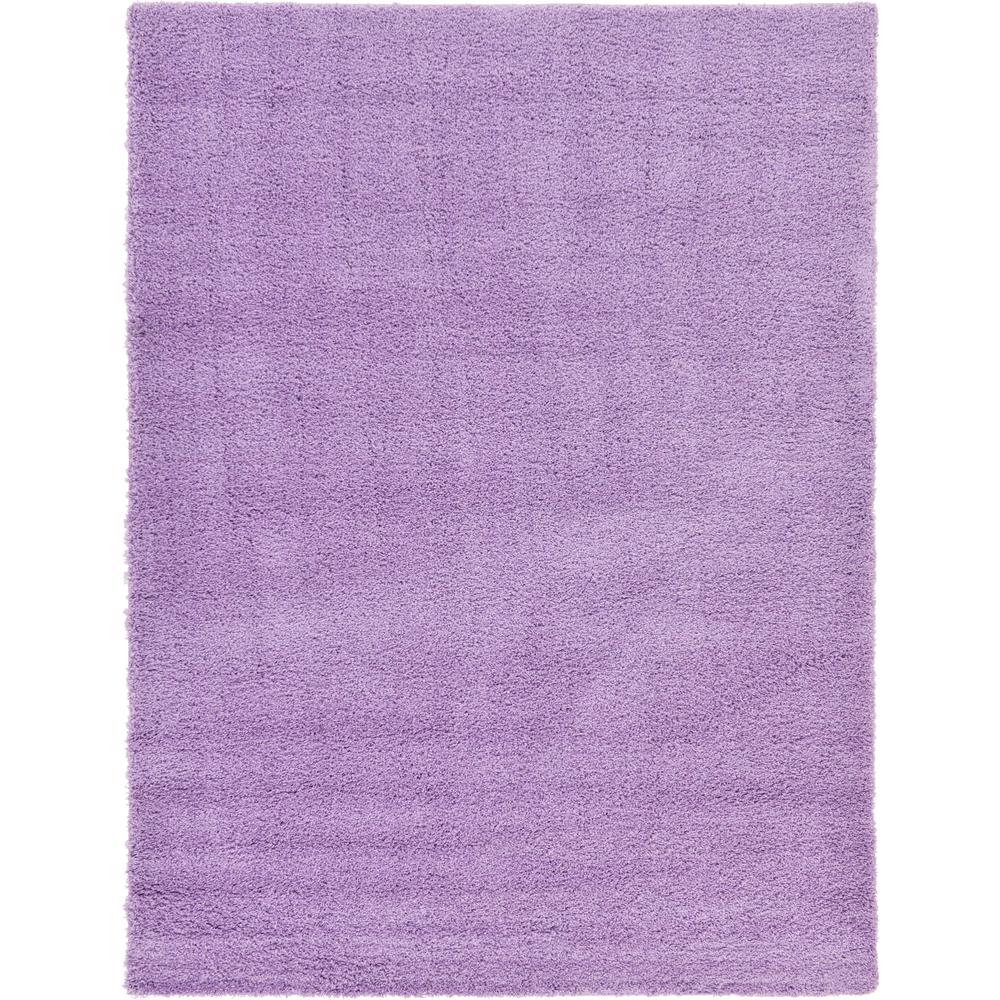 Solid Shag Rug, Lilac (8' 0 x 11' 0). Picture 1