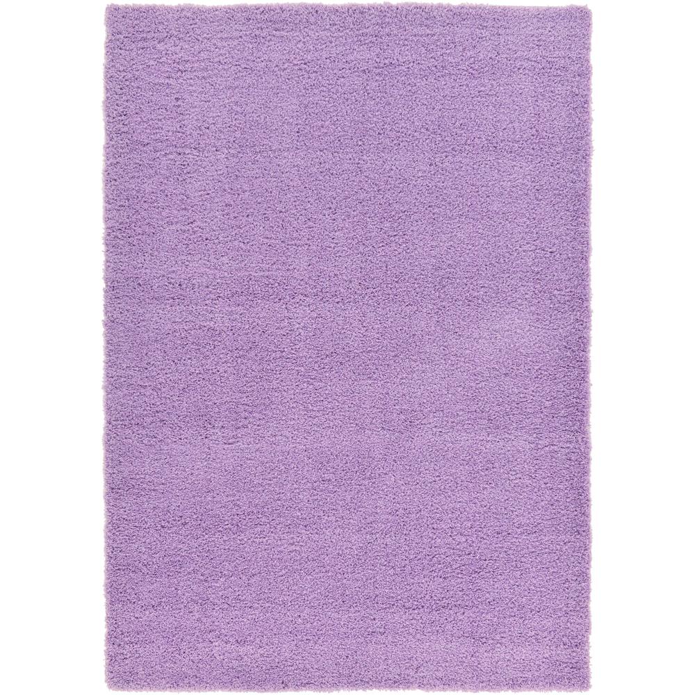 Solid Shag Rug, Lilac (7' 0 x 10' 0). Picture 1