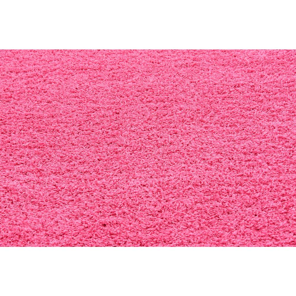 Solid Shag Rug, Bubblegum Pink (8' 2 x 8' 2). Picture 5