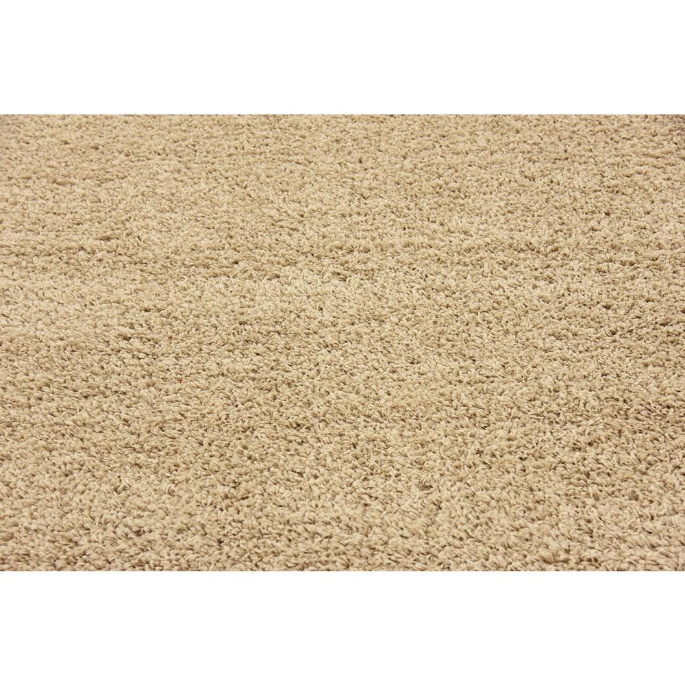 Solid Shag Rug, Taupe (8' 2 x 8' 2). Picture 5