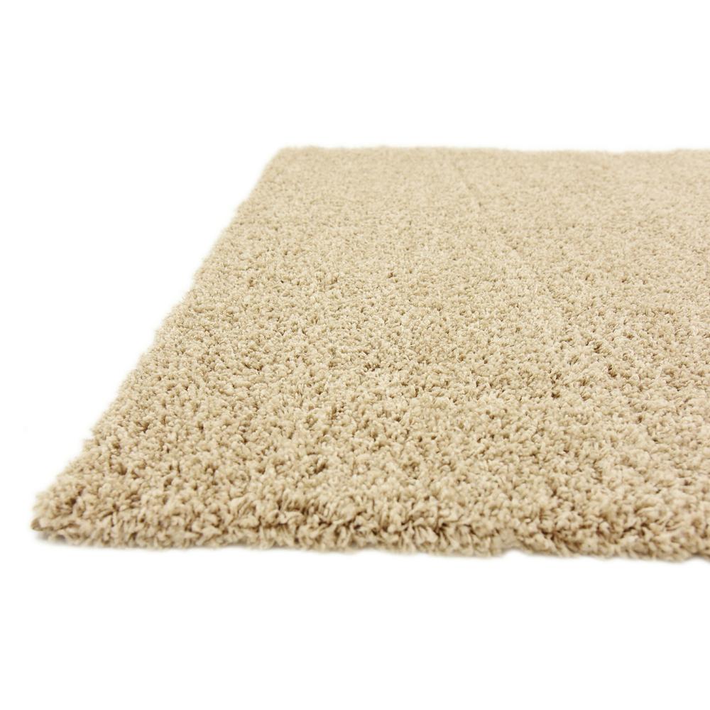 Solid Shag Rug, Taupe (8' 2 x 8' 2). Picture 6