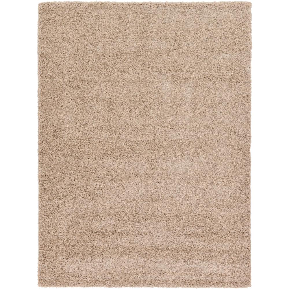 Solid Shag Rug, Taupe (8' 0 x 11' 0). Picture 1