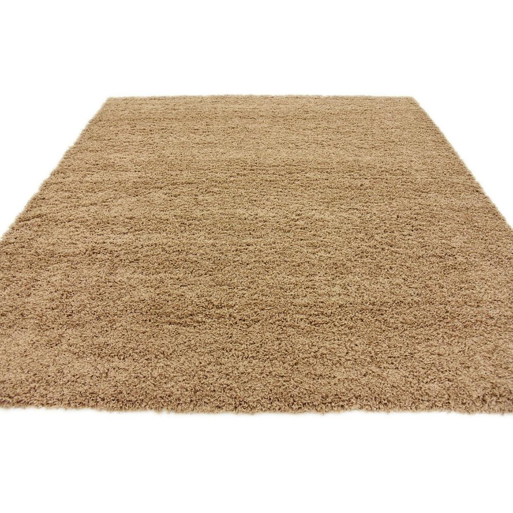 Solid Shag Rug, Cocoa (8' 2 x 8' 2). Picture 4