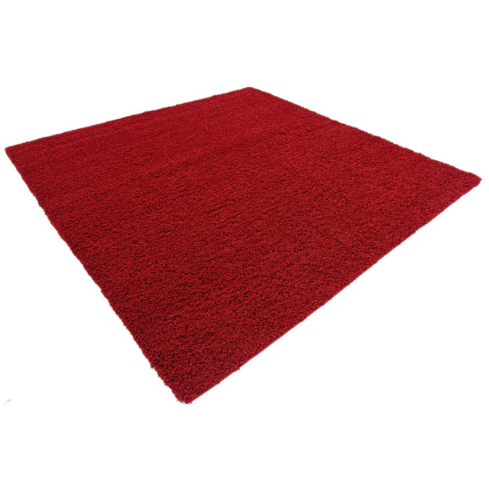 Solid Shag Rug, Cherry Red (8' 2 x 8' 2). Picture 3