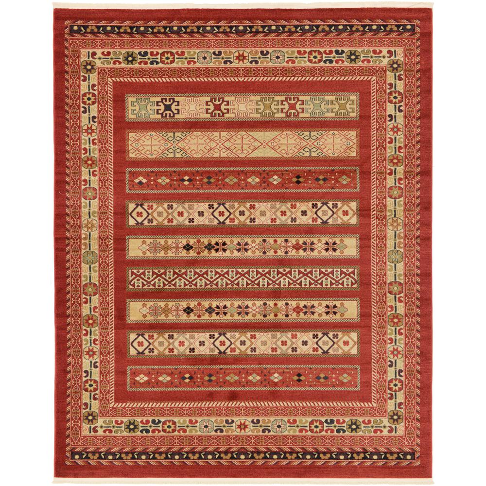 Pasadena Fars Rug, Rust Red (8' 0 x 10' 0). Picture 1